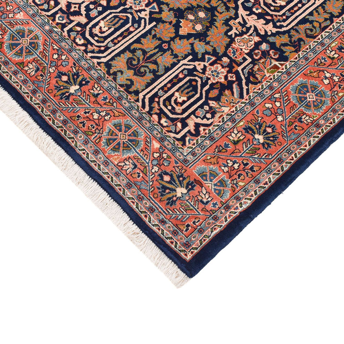 Dywan perski - Klasyczny - 211 x 135 cm - jasna czerwień