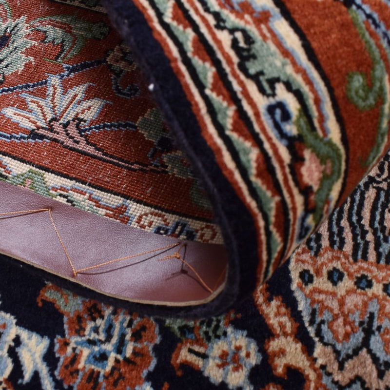 Perski dywan - Ghom - Królewski - 208 x 137 cm - ciemny beż