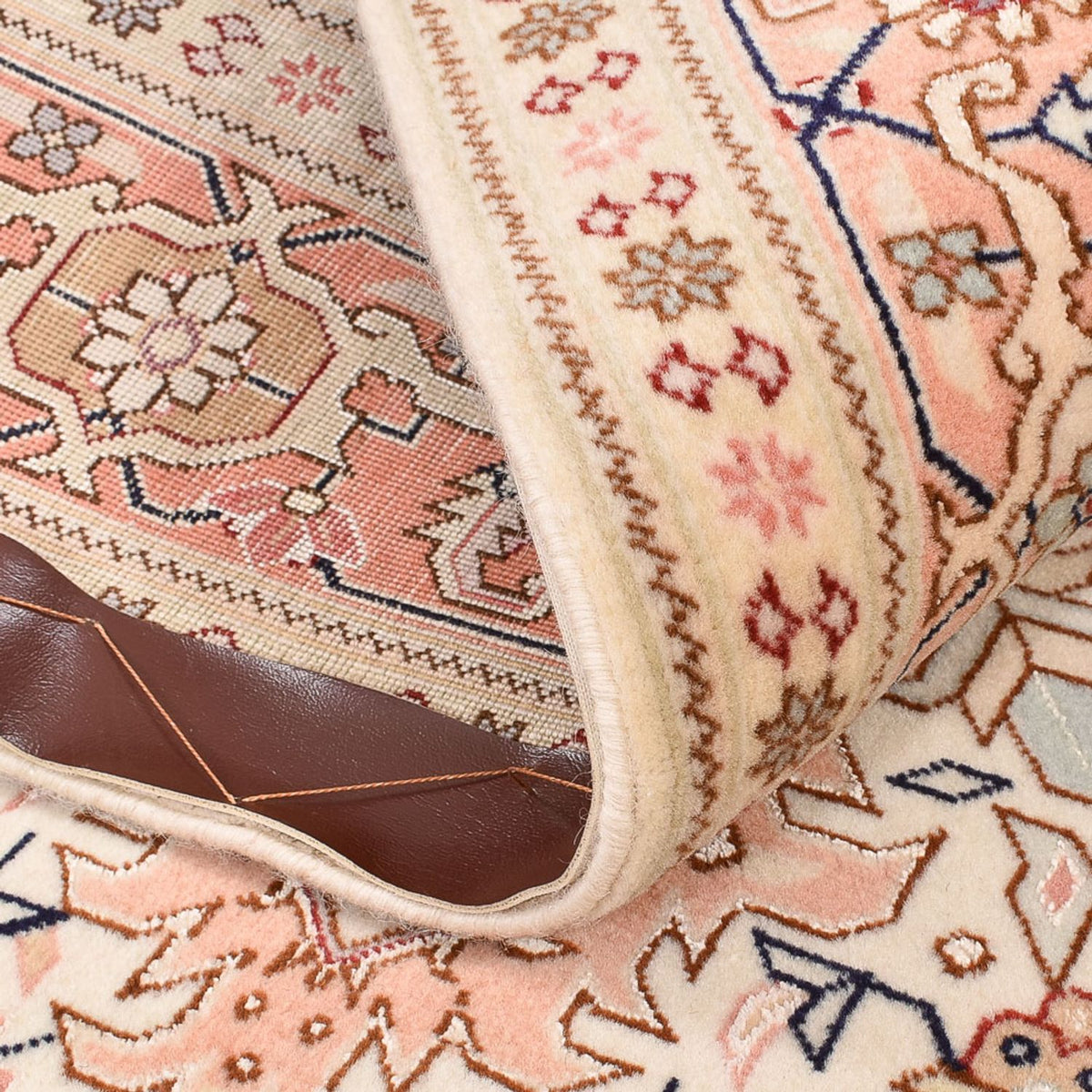 Dywan perski - Tabriz - Królewski - 151 x 106 cm - jasny beż