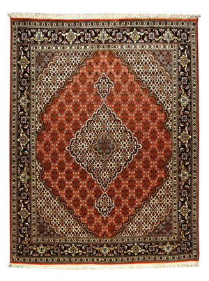 Dywan perski - Tabriz - Królewski - 194 x 153 cm - czerwony