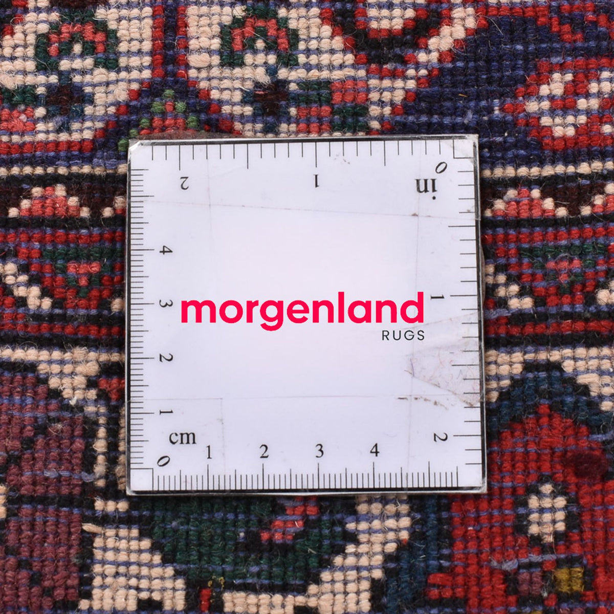 Perski dywan - Nomadyczny kwadratowy  - 198 x 198 cm - czerwony