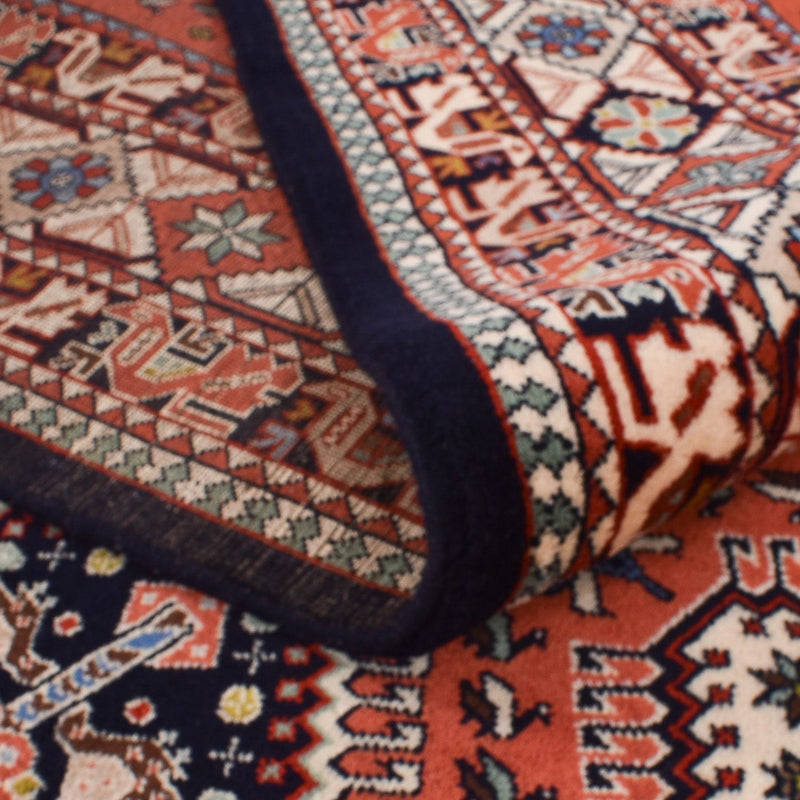 Perski dywan - Nomadyczny - 406 x 298 cm - jasna czerwień