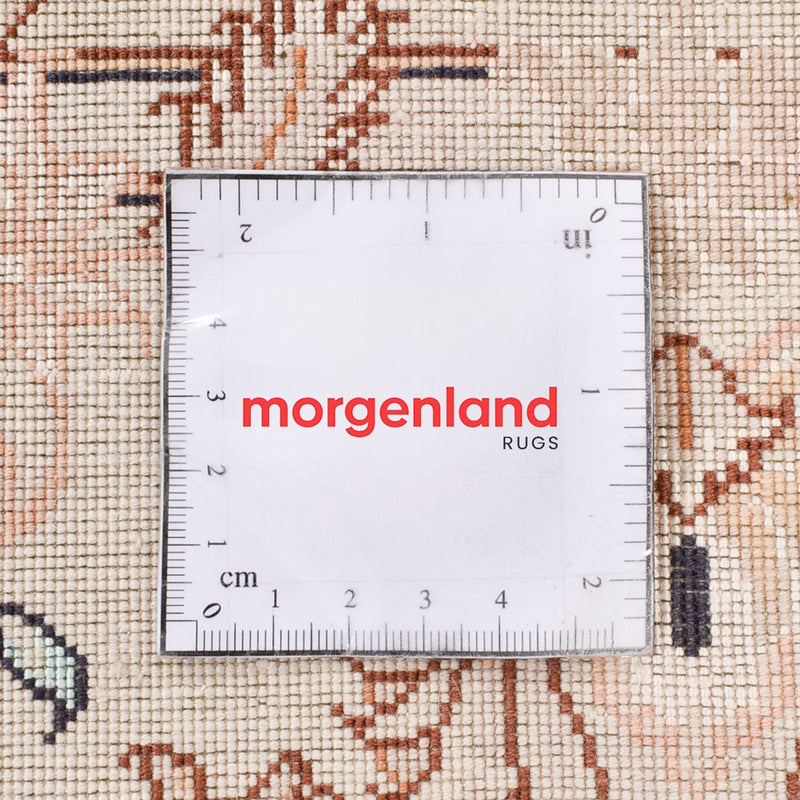 Dywan perski - Tabriz - Królewski - 203 x 153 cm - karmelowy