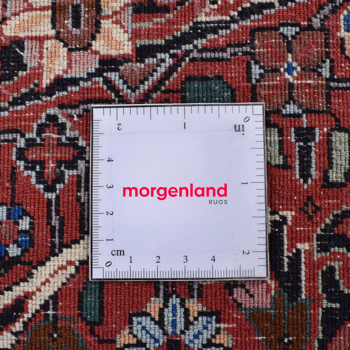 Dywan perski - Bijar okrągły  - 300 x 300 cm - jasna czerwień