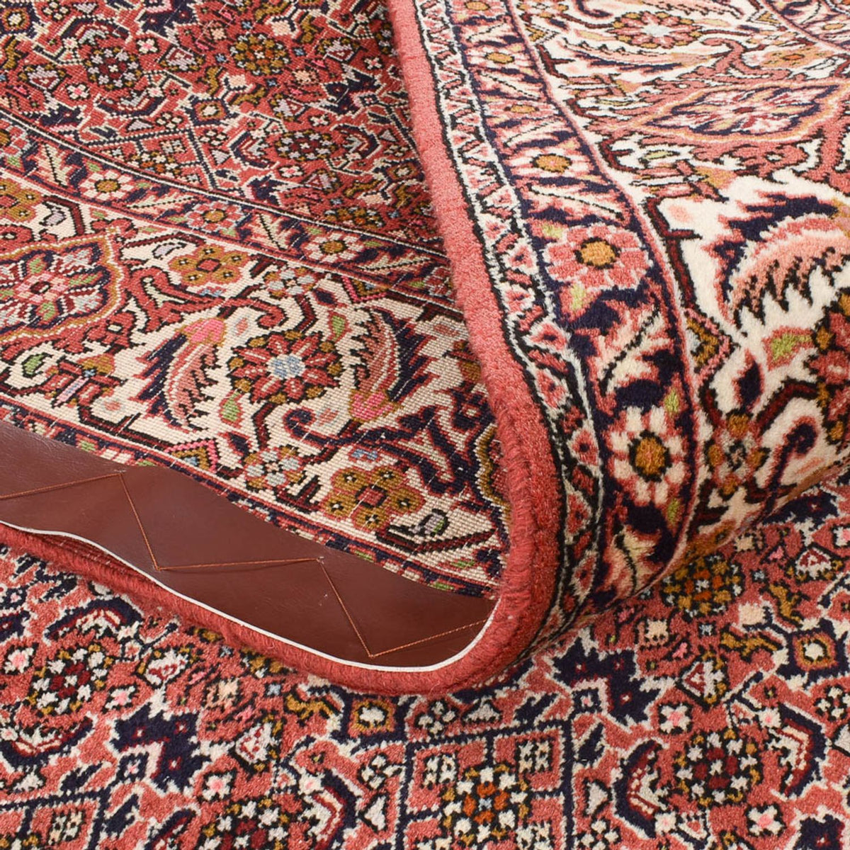 Biegacz Dywan perski - Bijar - 398 x 200 cm - rdza