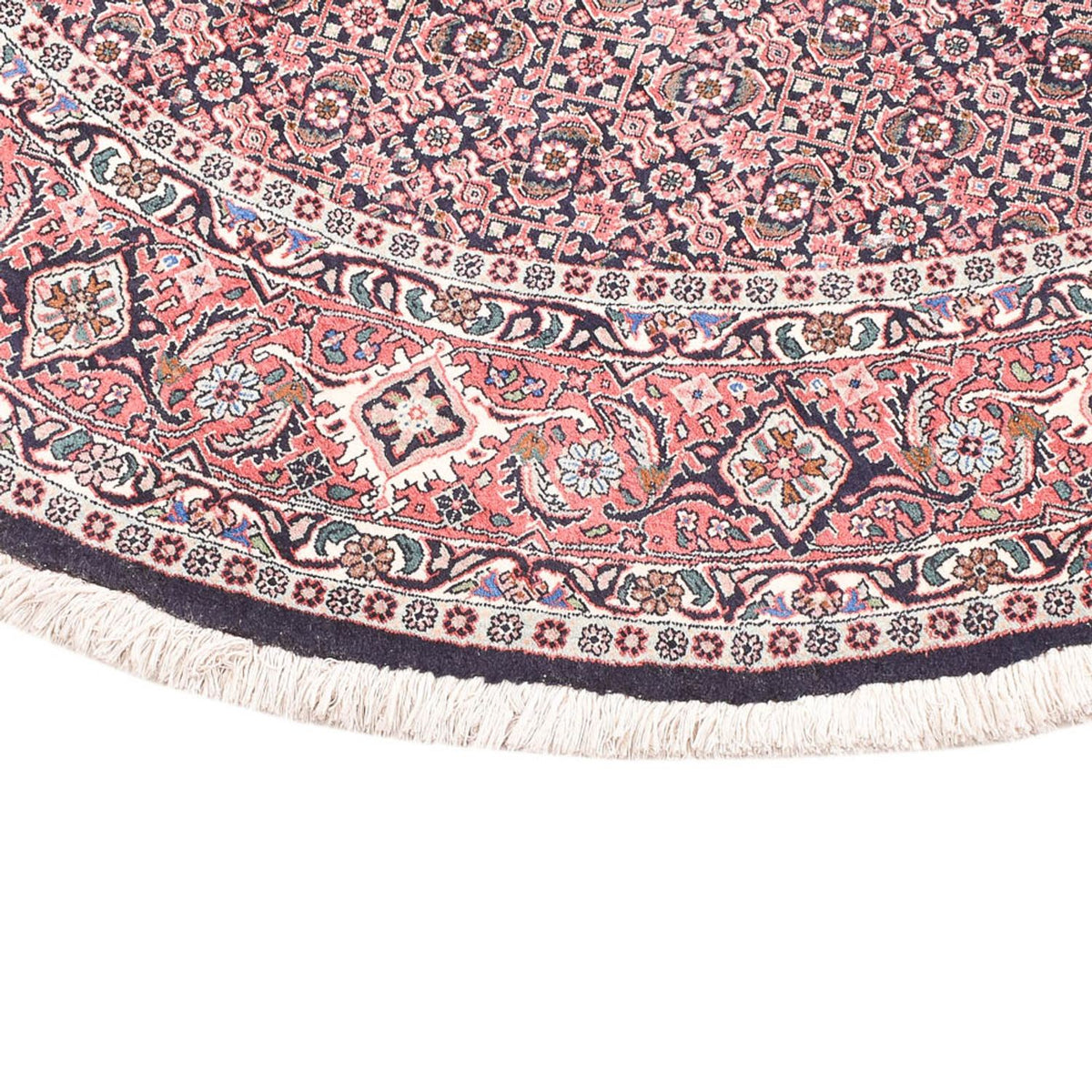 Dywan perski - Bijar okrągły  - 200 x 200 cm - rdza