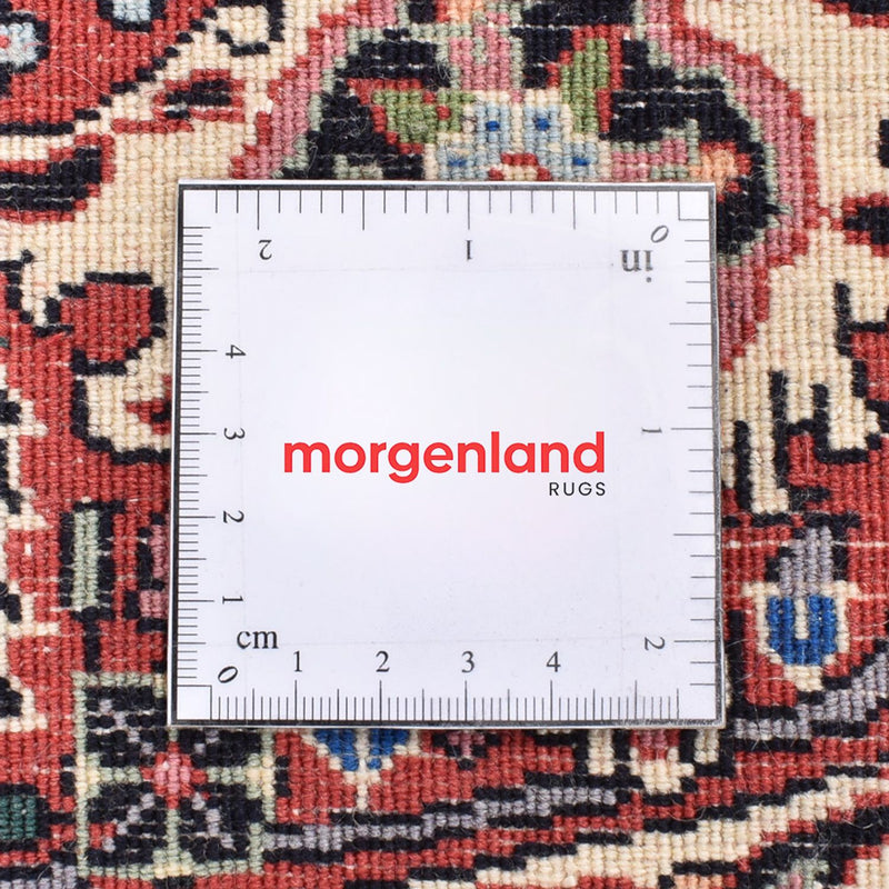 Dywan perski - Bijar okrągły  - 200 x 200 cm - rdza