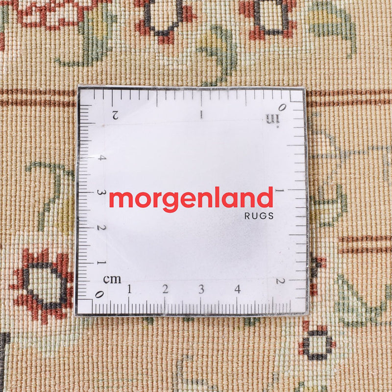 Dywan perski - Tabriz - Królewski - 198 x 148 cm - karmelowy