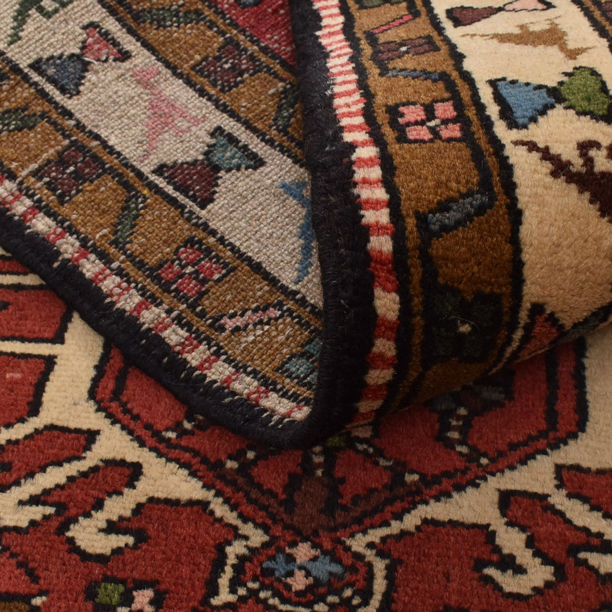 Biegacz Perski dywan - Nomadyczny - 310 x 77 cm - czerwony