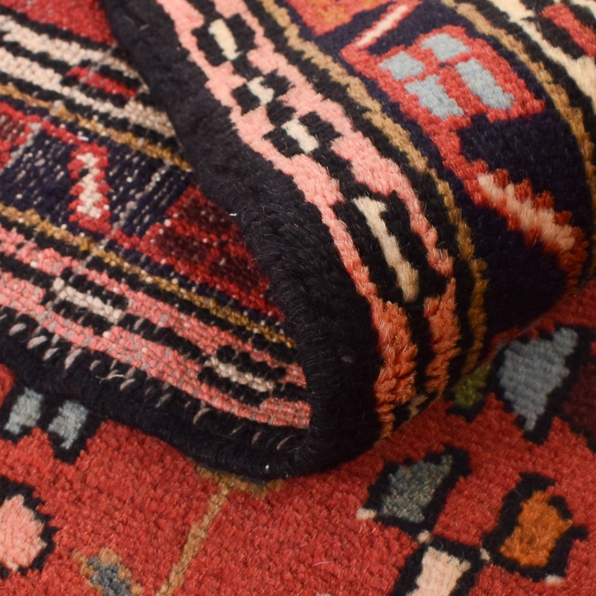 Biegacz Perski dywan - Nomadyczny - 290 x 68 cm - jasna czerwień