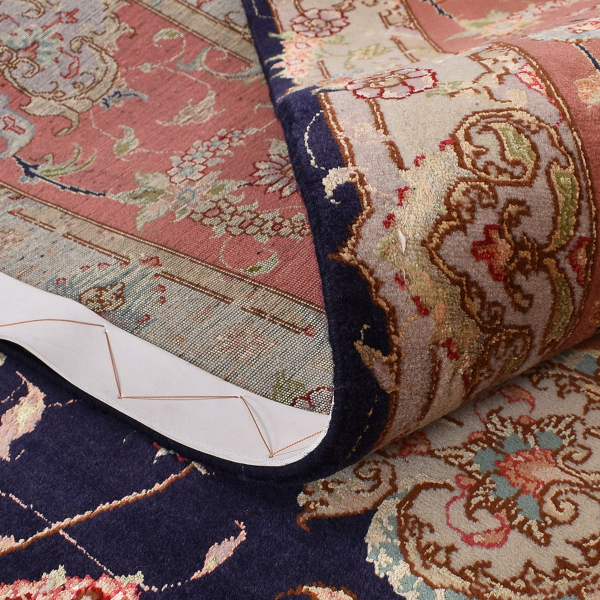 Dywan perski - Klasyczny - 287 x 250 cm - ciemnoniebieski