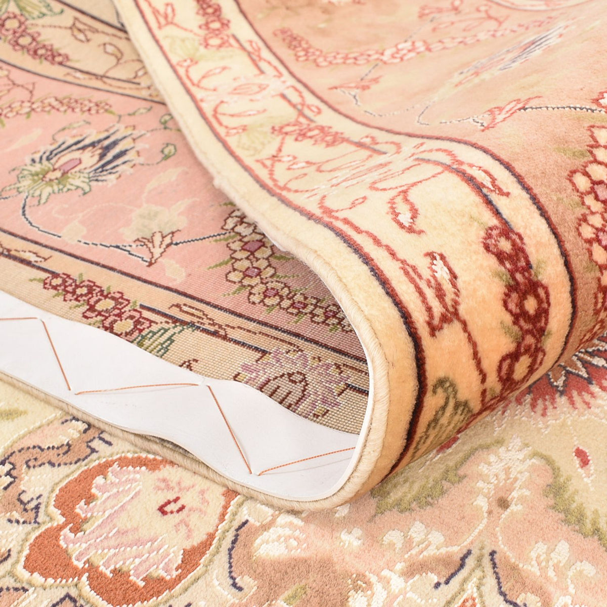 Dywan perski - Tabriz - Królewski - 300 x 200 cm - jasny beż