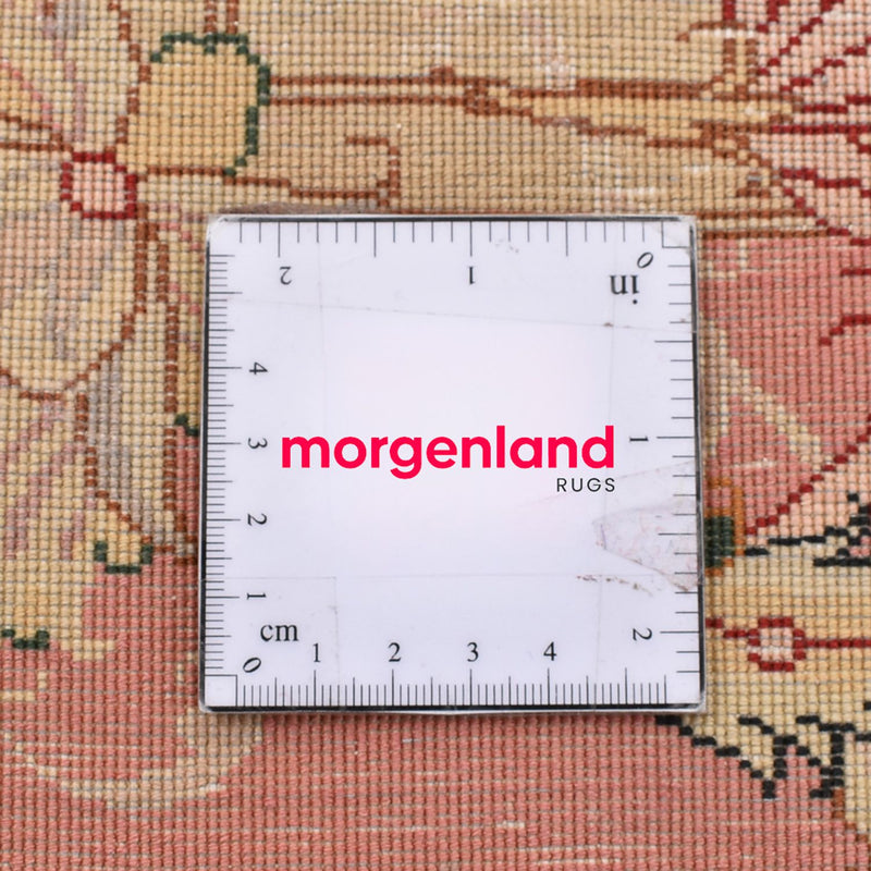 Dywan perski - Tabriz - Królewski kwadratowy  - 207 x 202 cm - jasny beż