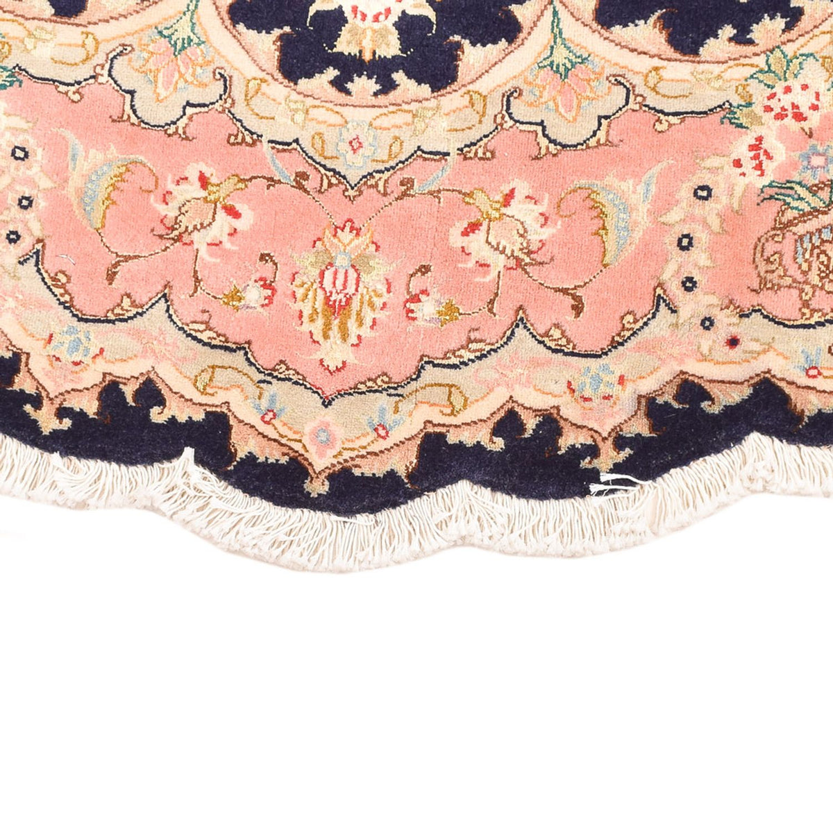 Dywan perski - Tabriz - Premium okrągły  - 150 x 150 cm - wielokolorowy