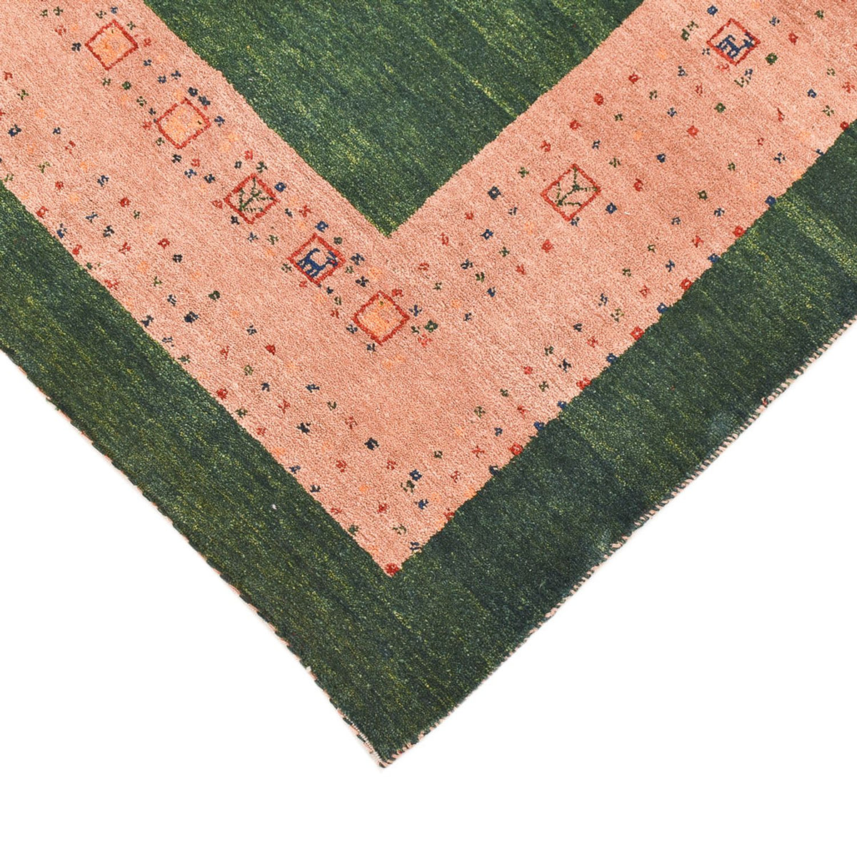 Dywan Gabbeh - Loribaft Perski - 150 x 108 cm - wielokolorowy