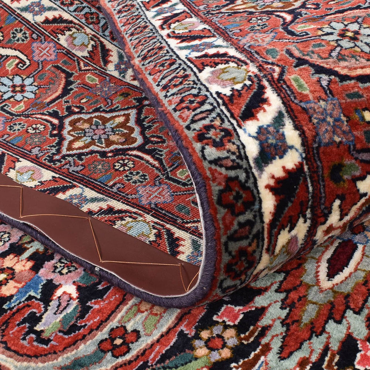 Dywan perski - Bijar - 248 x 208 cm - rdza