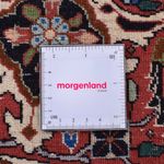 Dywan perski - Bijar okrągły  - 300 x 300 cm - ciemna czerwień