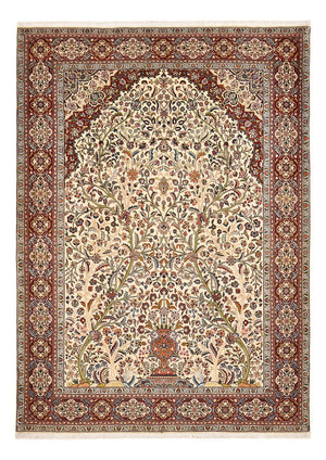 Dywan perski - Tabriz - Królewski - 250 x 177 cm - piaskowy