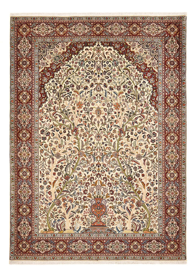 Dywan perski - Tabriz - Królewski - 250 x 177 cm - piaskowy