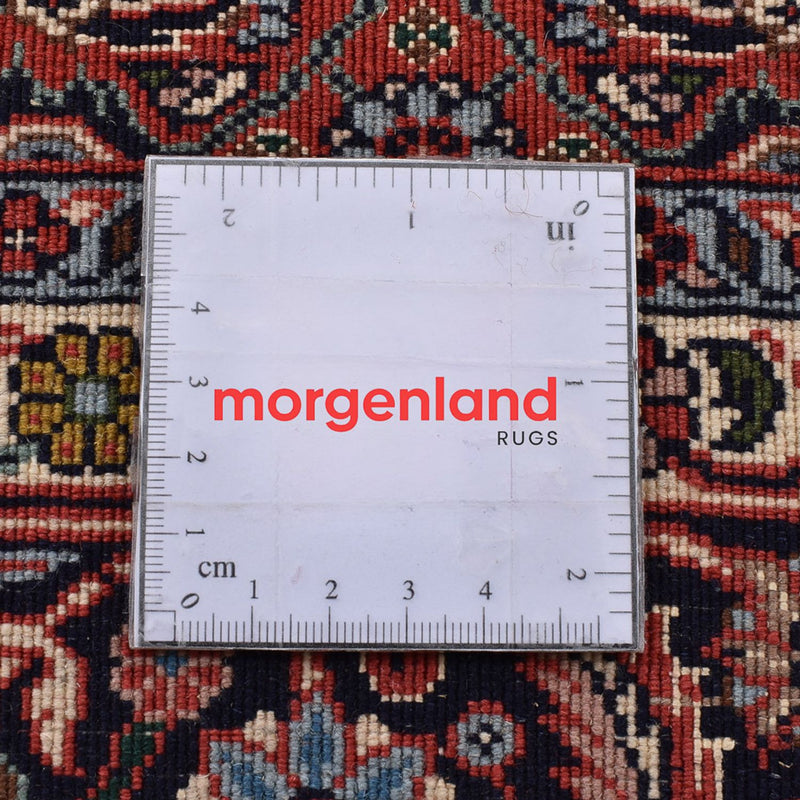 Dywan perski - Bijar - 195 x 132 cm - ciemna czerwień