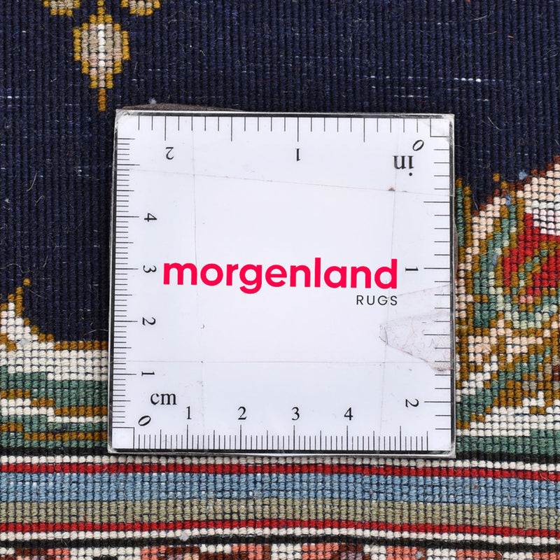 Dywan perski - Tabriz - Królewski - 90 x 60 cm - ciemnoniebieski