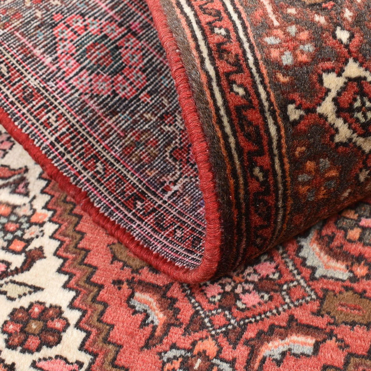 Dywan perski - Bijar - 138 x 86 cm - jasna czerwień