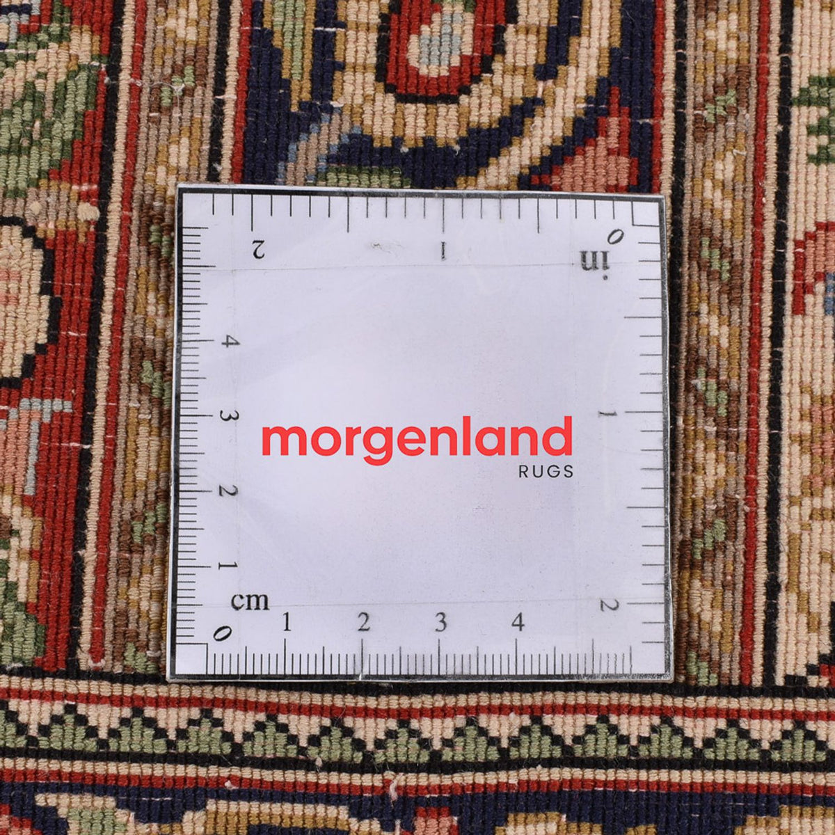 Biegacz Perski dywan - Ghom - Królewski - 156 x 51 cm - jasny beż