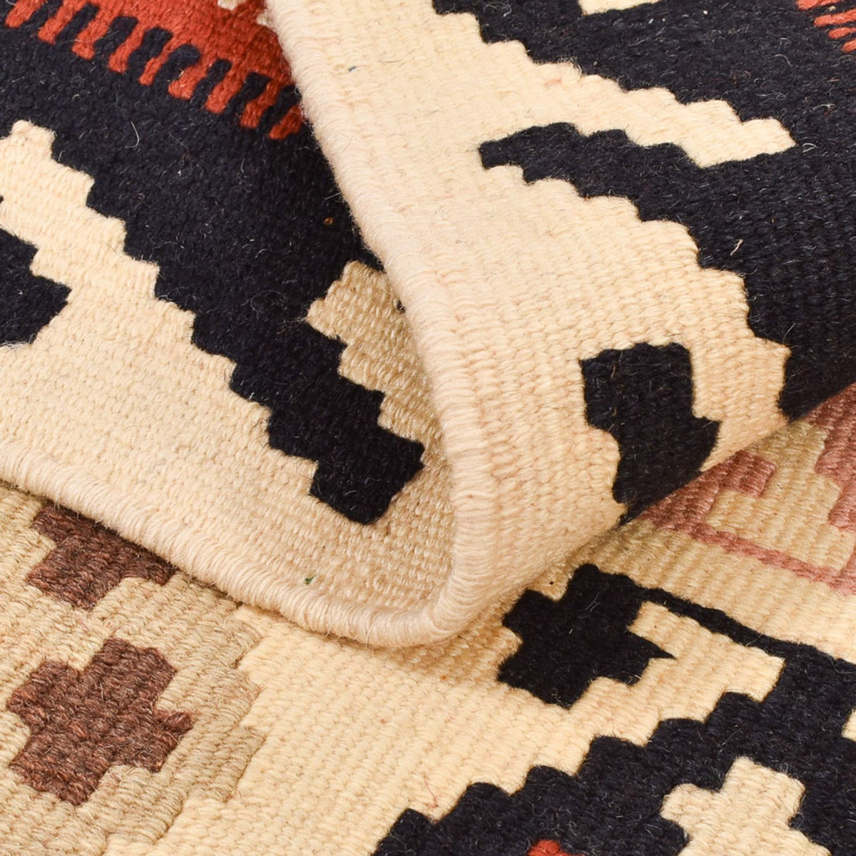 Dywan Kelim - Orientalny - 150 x 105 cm - beżowy