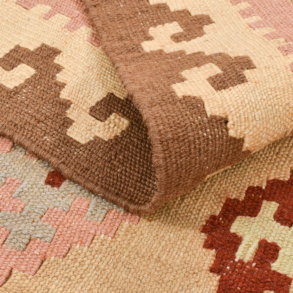 Dywan Kelim - Orientalny - 147 x 100 cm - wielokolorowy