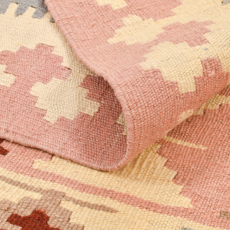 Dywan Kelim - Orientalny - 150 x 105 cm - beżowy