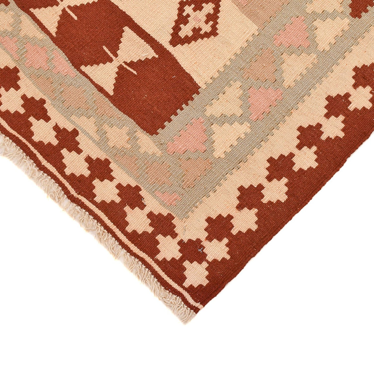 Dywan Kelim - Orientalny - 147 x 100 cm - wielokolorowy