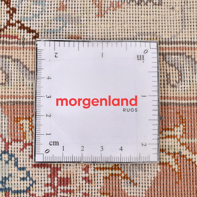 Biegacz Dywan perski - Tabriz - Królewski - 372 x 87 cm - beżowy