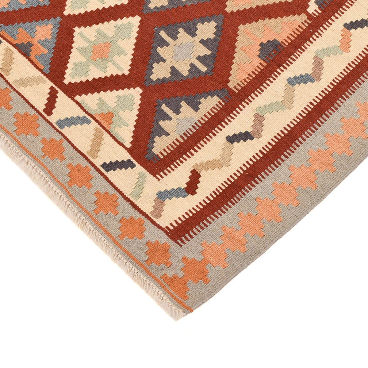 Dywan Kelim - Orientalny - 140 x 100 cm - wielokolorowy