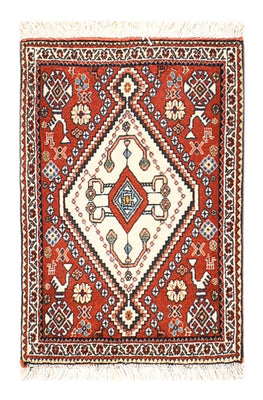 Dywan Gabbeh - Kashkuli perski - 60 x 35 cm - czerwony