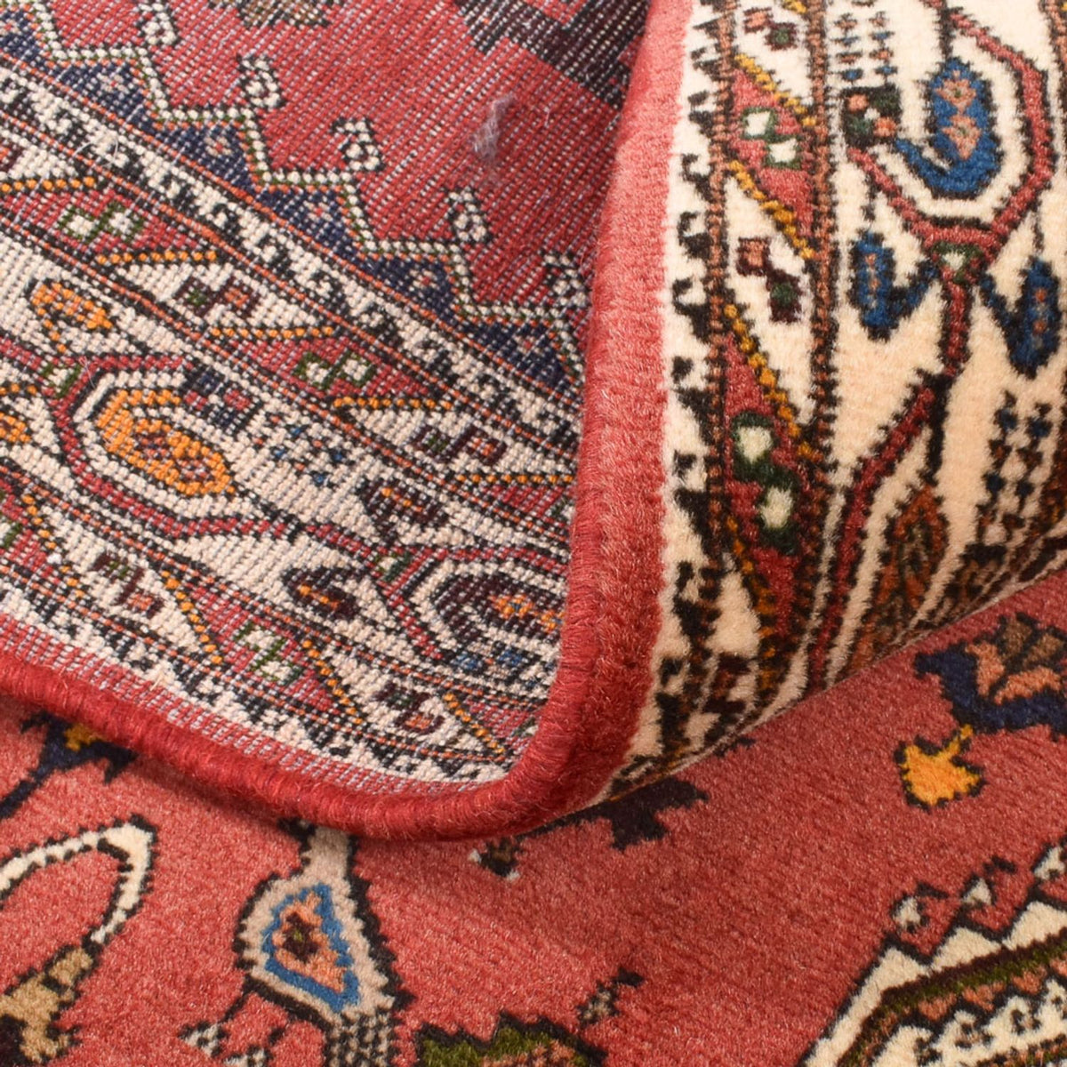 Perski dywan - Nomadyczny - 205 x 140 cm - czerwony