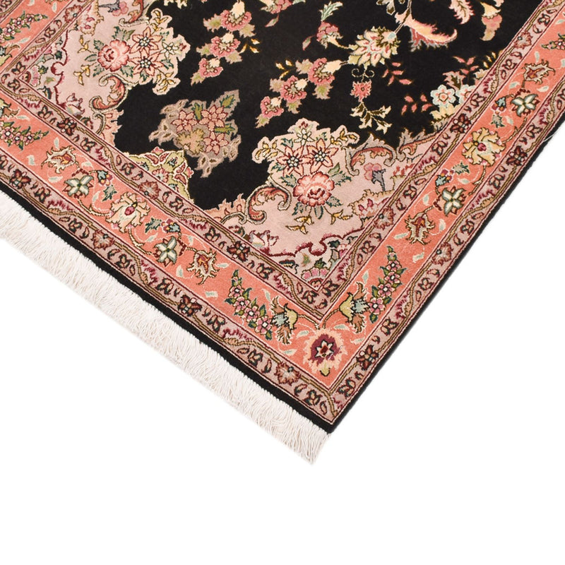 Biegacz Dywan perski - Tabriz - Premium - 210 x 80 cm - ciemnoniebieski