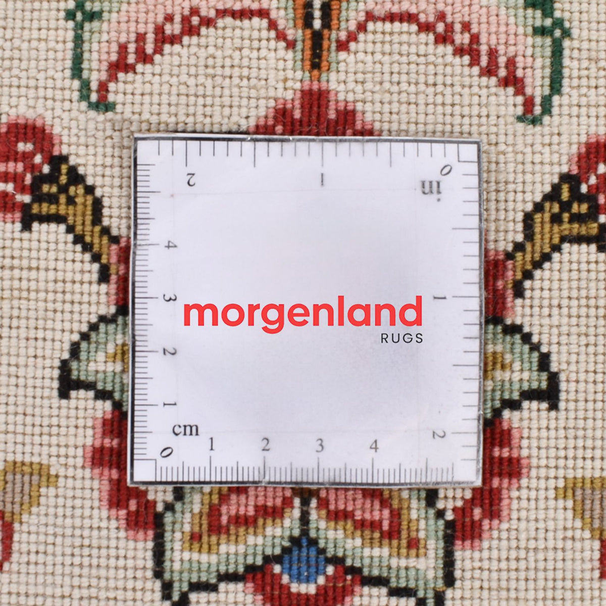 Biegacz Dywan perski - Tabriz - Królewski - 301 x 68 cm - beżowy