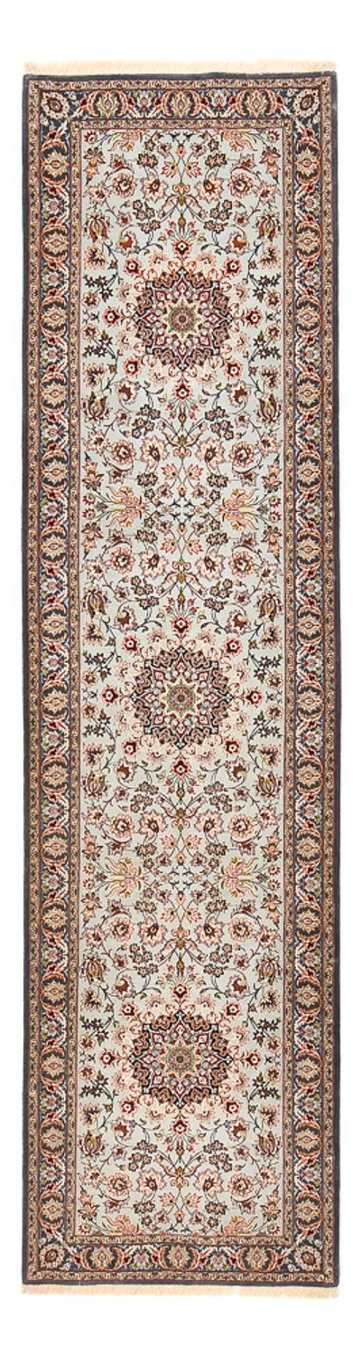 Biegacz Dywan perski - Isfahan - Premium - 313 x 83 cm - rdza
