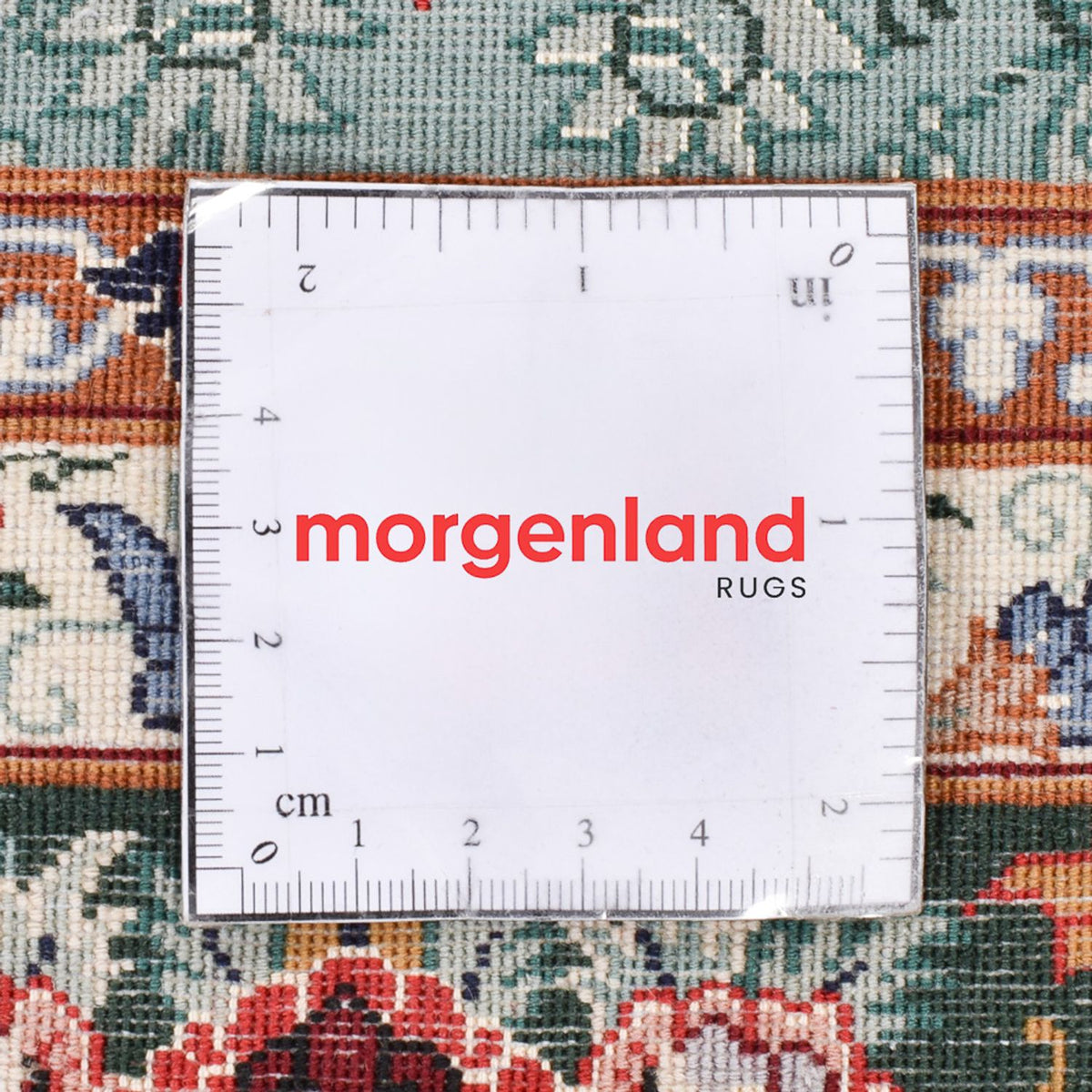 Dywan perski - Isfahan - Premium - 193 x 130 cm - turkusowy