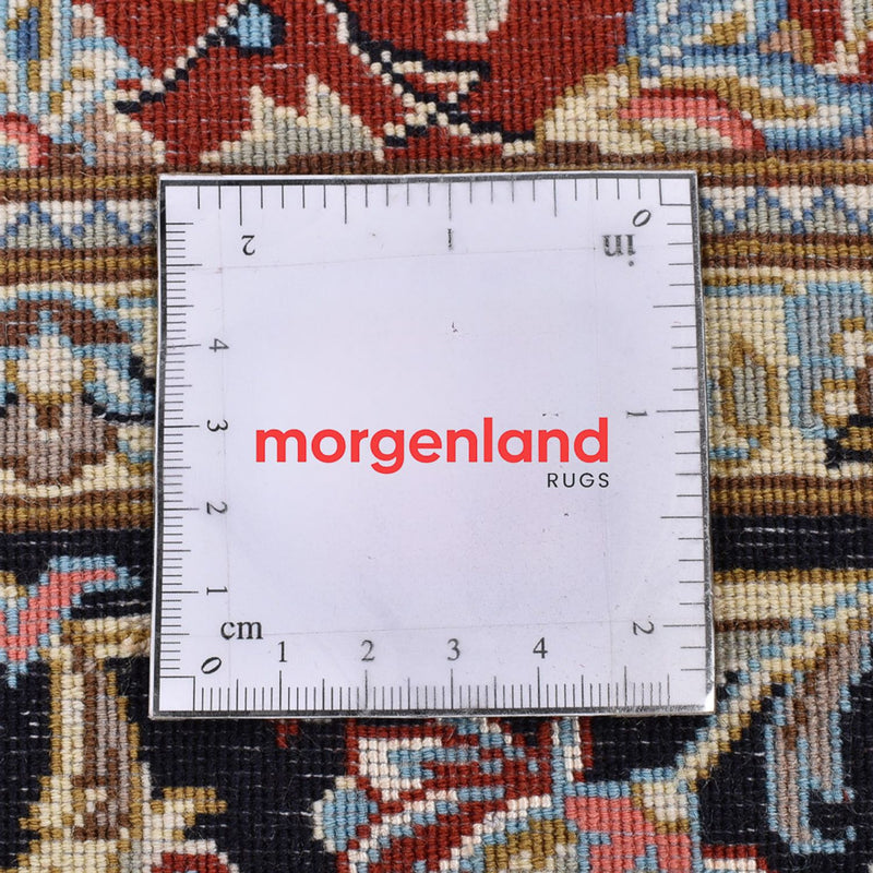 Dywan perski - Isfahan - Premium - 158 x 103 cm - ciemnoniebieski