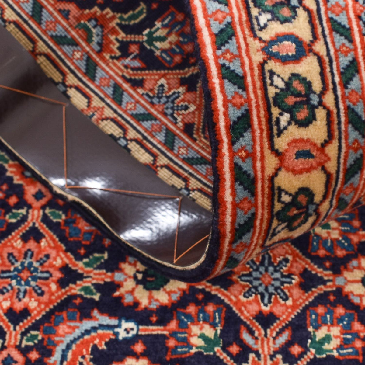 Biegacz Dywan perski - Tabriz - Królewski - 192 x 64 cm - rdza