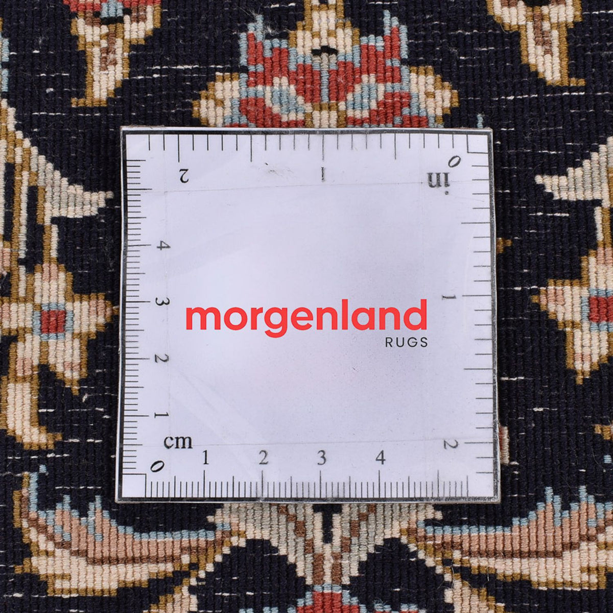 Biegacz Perski dywan - Ghom - Królewski - 150 x 52 cm - ciemnoniebieski