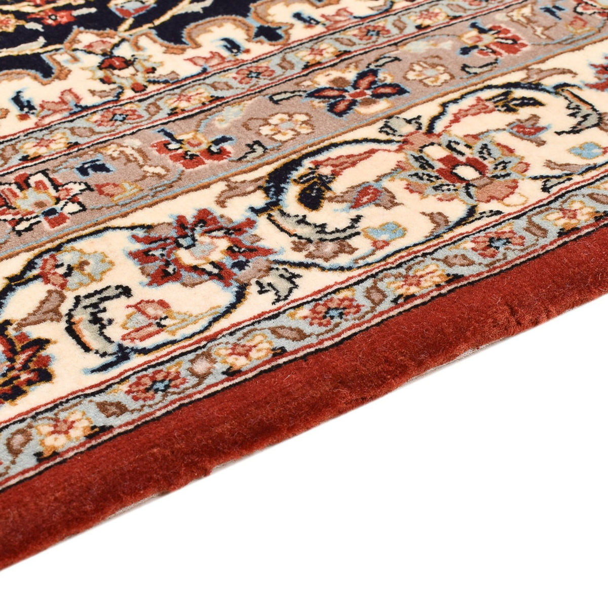 Perski dywan - Ghom - Królewski - 154 x 103 cm - ciemnoniebieski