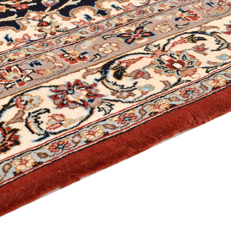 Perski dywan - Ghom - Królewski - 154 x 103 cm - ciemnoniebieski