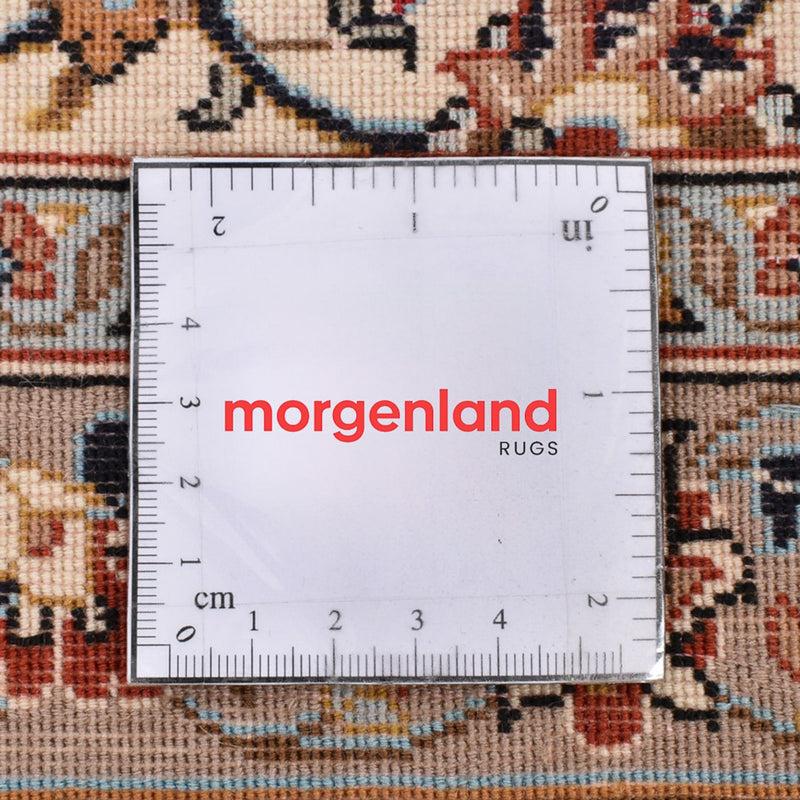 Perski dywan - Ghom - Królewski - 154 x 103 cm - ciemnoniebieski