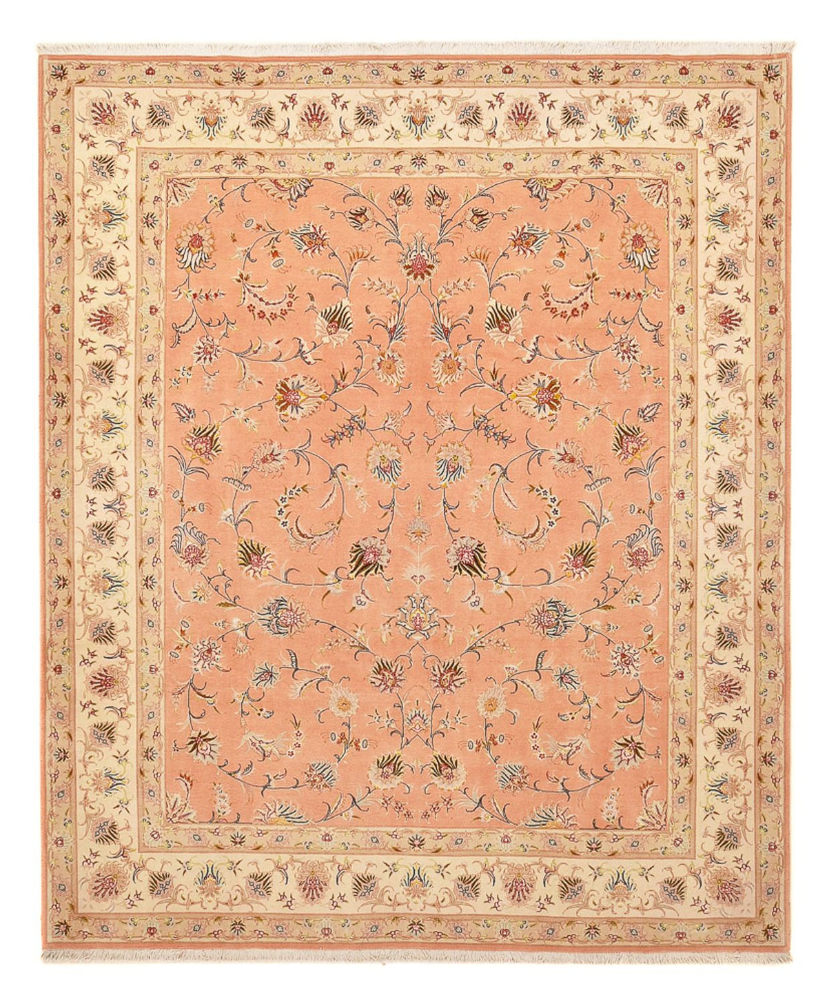 Dywan perski - Tabriz - Królewski - 305 x 248 cm - jasna czerwień