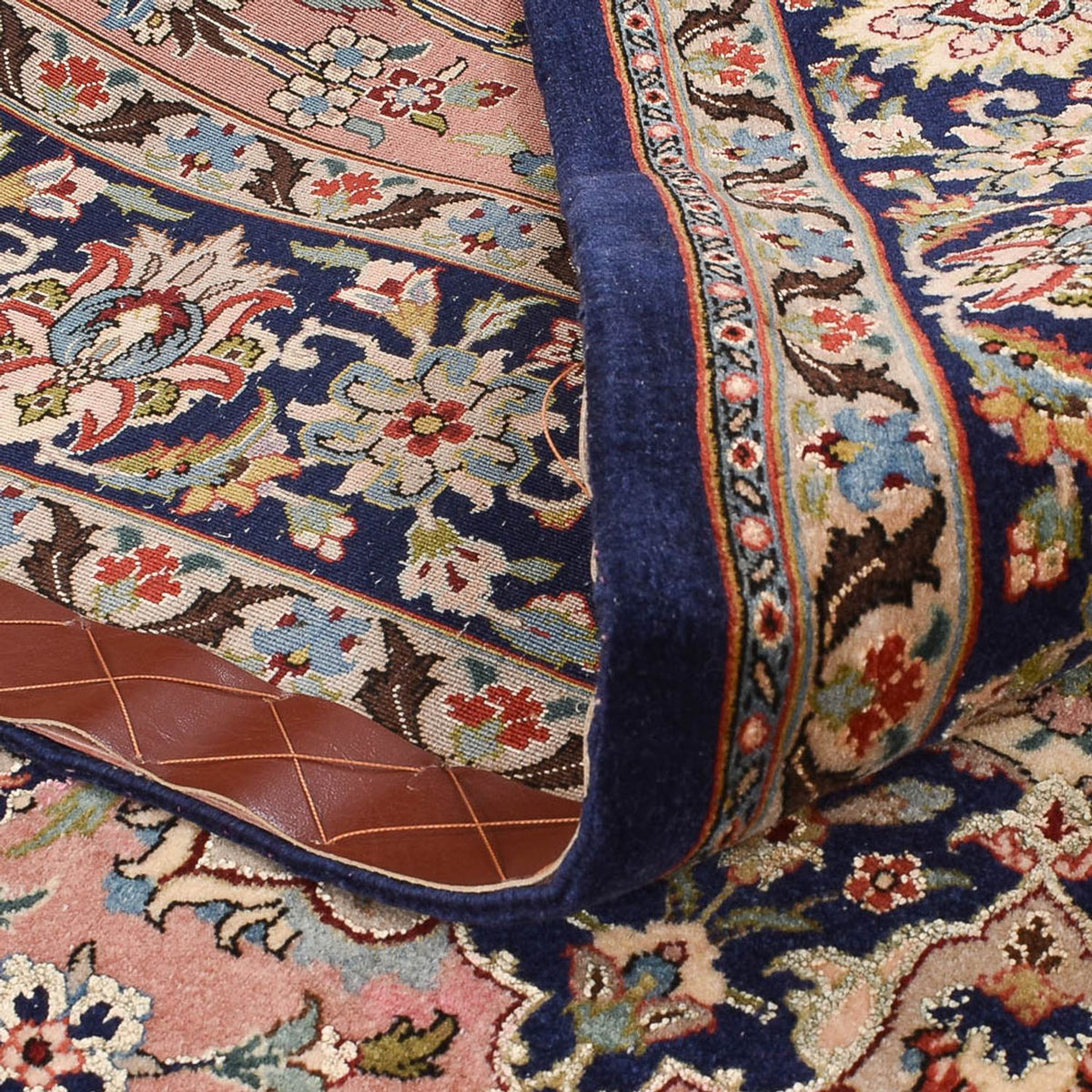 Perski dywan - Ghom - Królewski - 216 x 135 cm - jasna czerwień