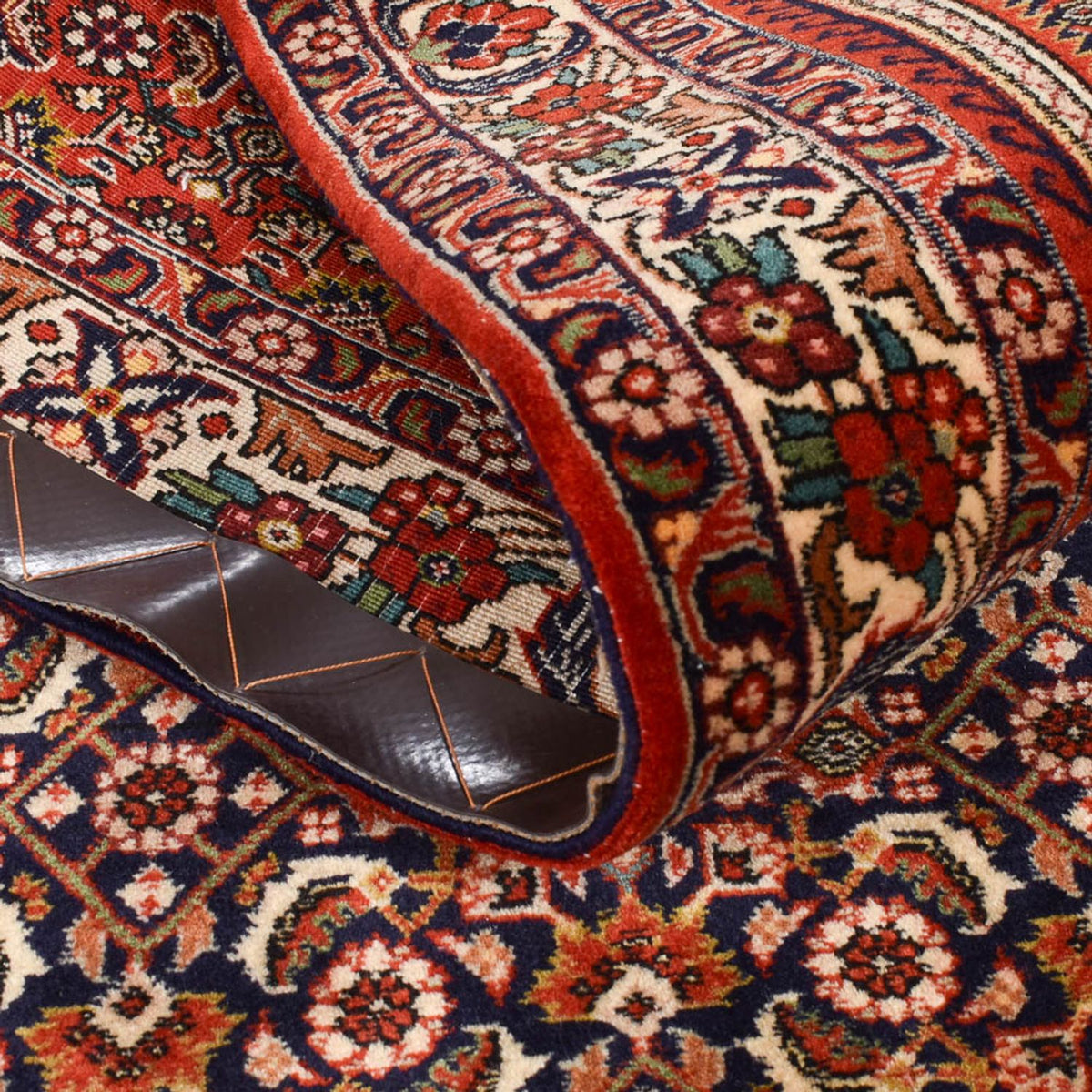 Biegacz Dywan perski - Bijar - 320 x 84 cm - rdza