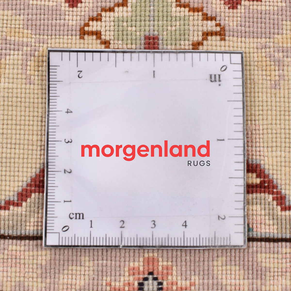 Biegacz Dywan perski - Tabriz - Królewski - 210 x 81 cm - beżowy