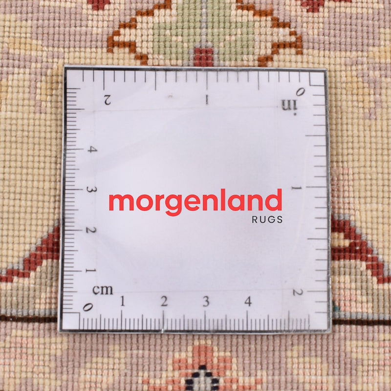 Biegacz Dywan perski - Tabriz - Królewski - 210 x 81 cm - beżowy